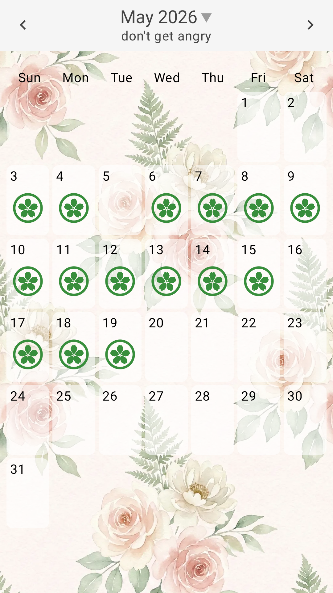 SimpleStamp Background Flower